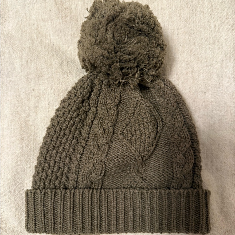 Jamie Kay Olive Knit Baby Hat